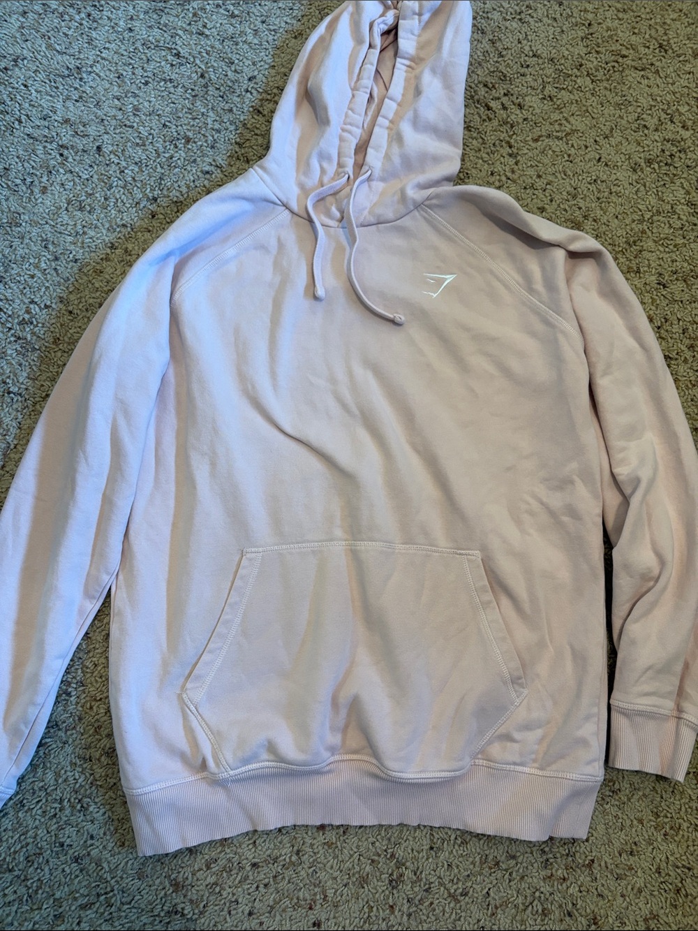 Gymshark Men's Hoodie - Light Pink